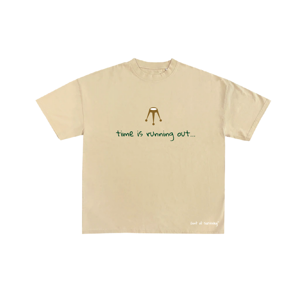 On a thoughtful one - Tan oversized Shirt