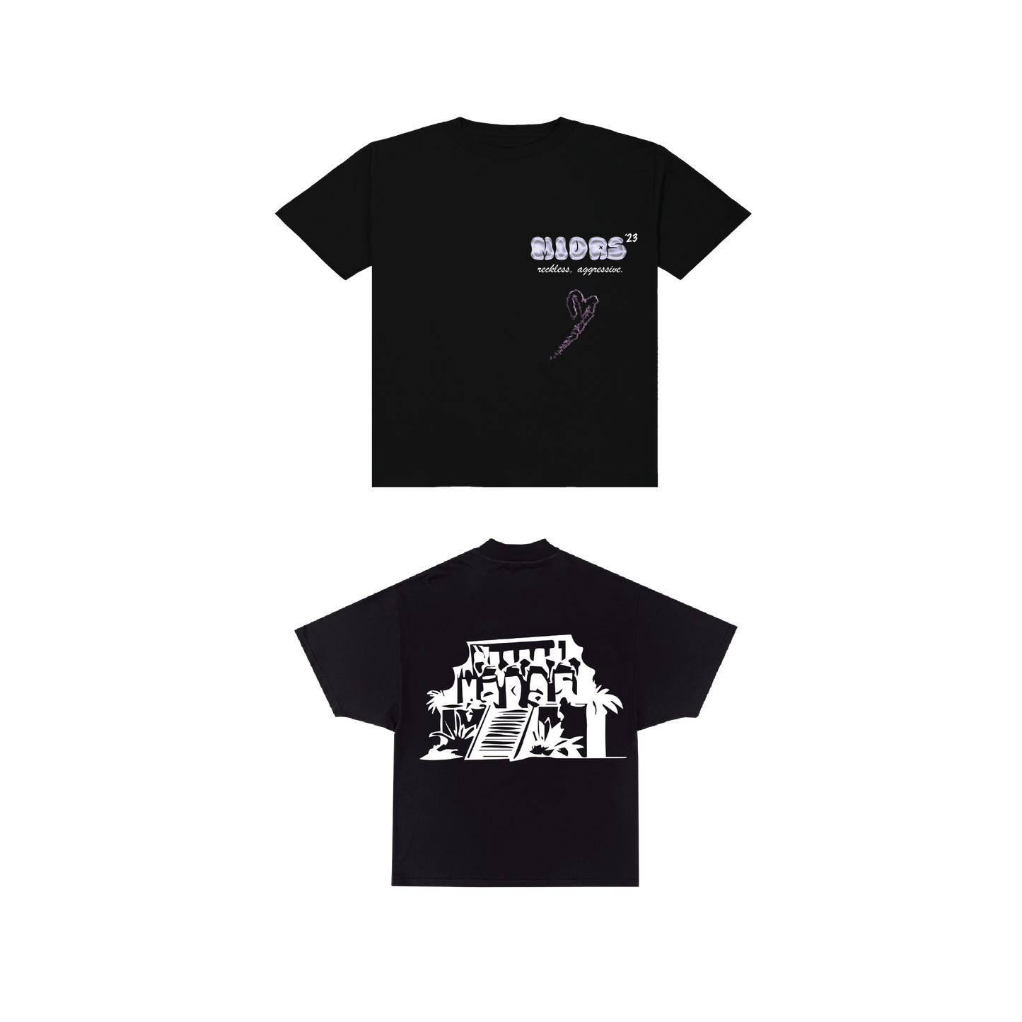 Reckless, Aggressive Babylon - Oversized Short Sleeve T-Shirt